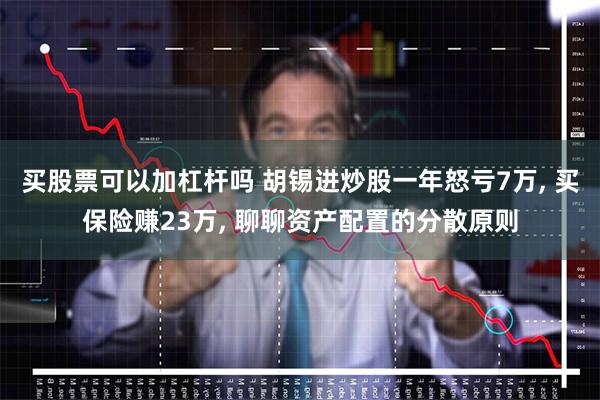 买股票可以加杠杆吗 胡锡进炒股一年怒亏7万, 买保险赚23万, 聊聊资产配置的分散原则