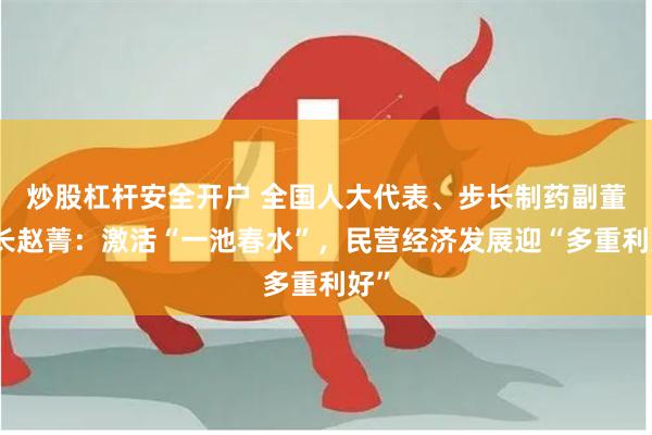 炒股杠杆安全开户 全国人大代表、步长制药副董事长赵菁：激活“一池春水”，民营经济发展迎“多重利好”