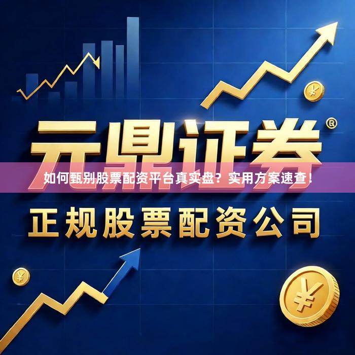 如何甄别股票配资平台真实盘？实用方案速查！