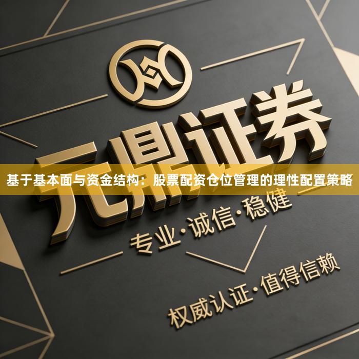 基于基本面与资金结构：股票配资仓位管理的理性配置策略