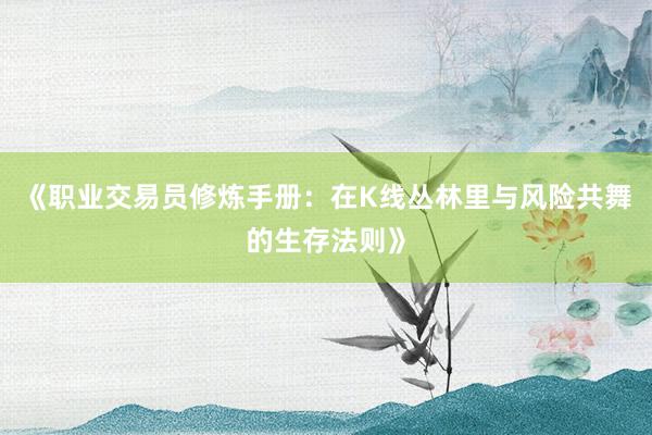 《职业交易员修炼手册:在K线丛林里与风险共舞的生存法则》