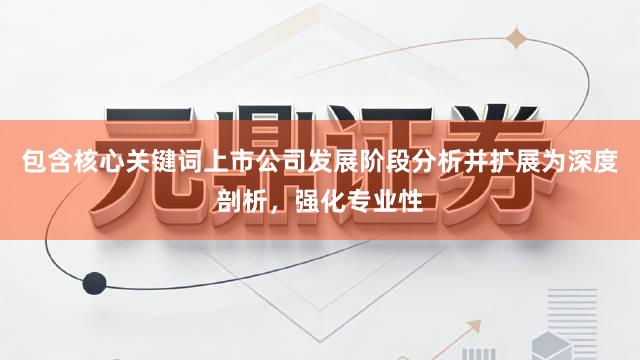 包含核心关键词上市公司发展阶段分析并扩展为深度剖析，强化专业性