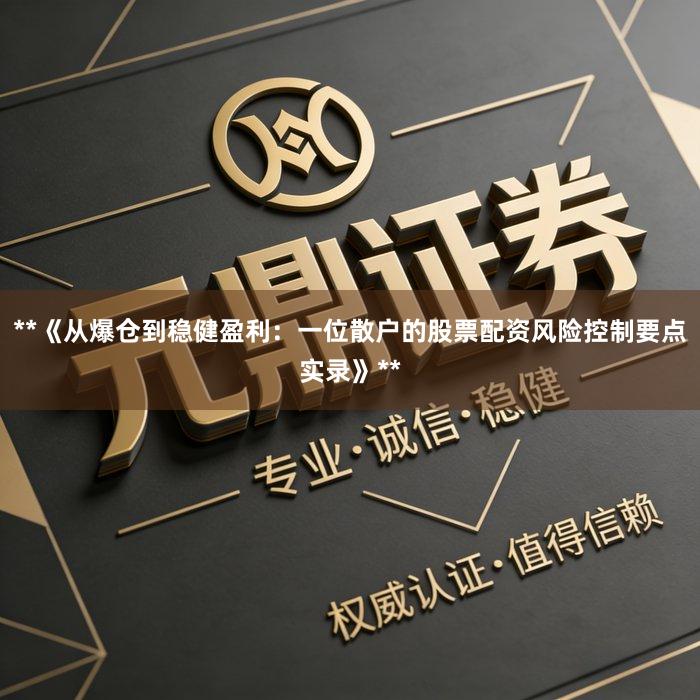 **《从爆仓到稳健盈利：一位散户的股票配资风险控制要点实录》**